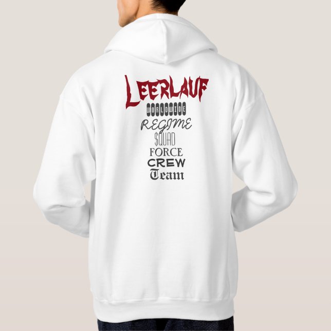 Classic Leerlauf Hoodie (Rückseite)