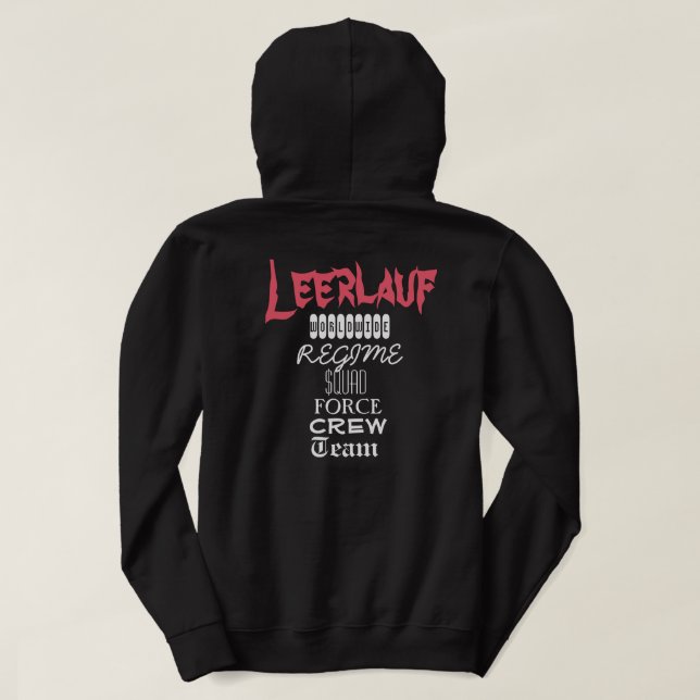 Classic Leerlauf Hoodie (Design Rückseite)