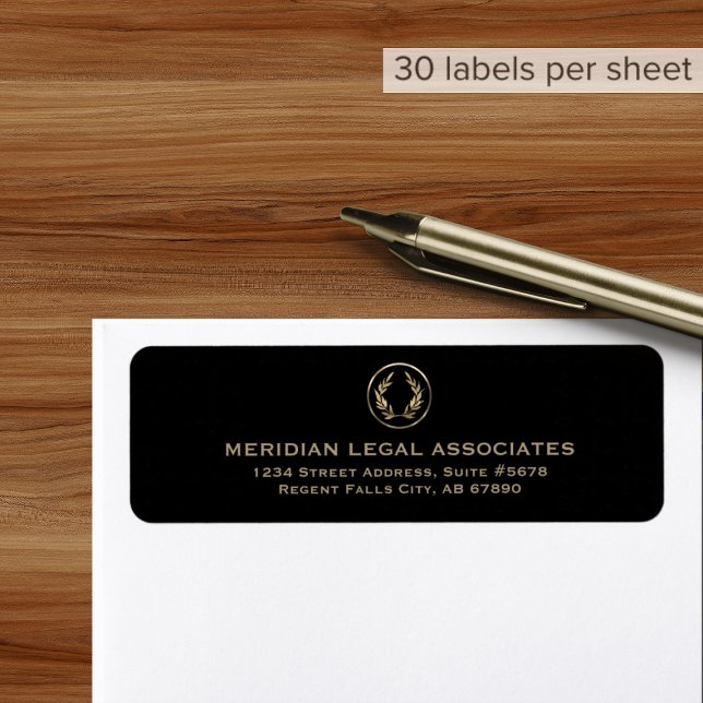 Classic Legal Return Address Label (Von Creator hochgeladen)