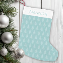 Classic Light Blue Green und White Christmas
