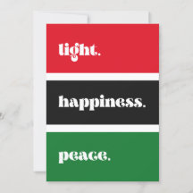 Classic Light Happiness Peace Kwanza
