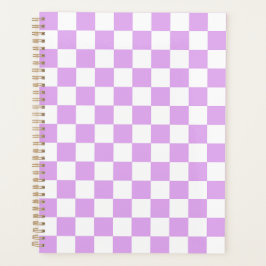 Classic light lavender checkerboard planer