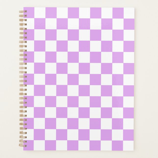 Classic light lavender checkerboard  planer (Vorderseite)