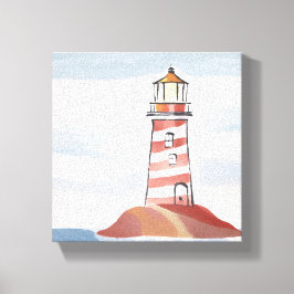 Classic Lighthouse | Meeresküste Leinwanddruck