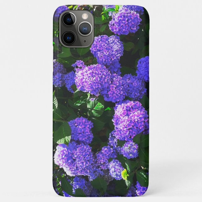 Classic Lila Realistic Hydrangea Phone iPad Gehäus Case-Mate iPhone Hülle (Rückseite)