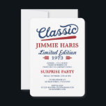 Classic Limited Edition Funny Birthday Einladung<br><div class="desc">Classic Limited Edition Funny Birthday Vintag Aged to Perfection Funny Birthday Invite Vintag 1944 1945 1946 1947 1948 1949 1950 1951 1952 1953 1954 1955 1956 1957 1958 1959 1960 1961 1962 1963 1964 1965 1966 1967 1968 969 1970 1971 1972 1973 1974 1975 1976 1977 1978 1979 1980 1981...</div>