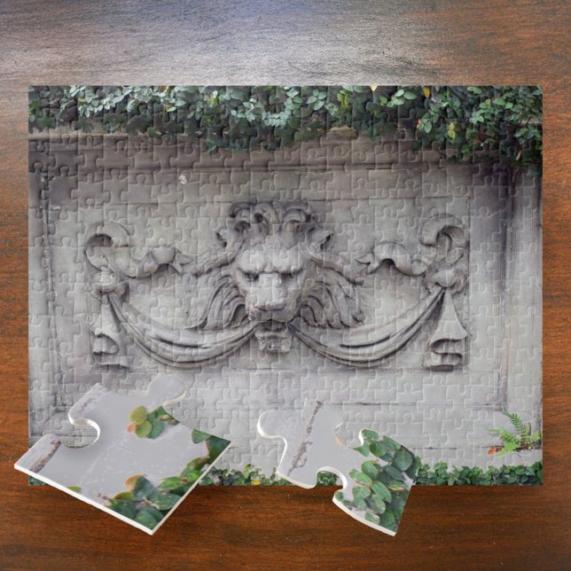 Classic Lion Head Architectural Relief Puzzle (Von Creator hochgeladen)