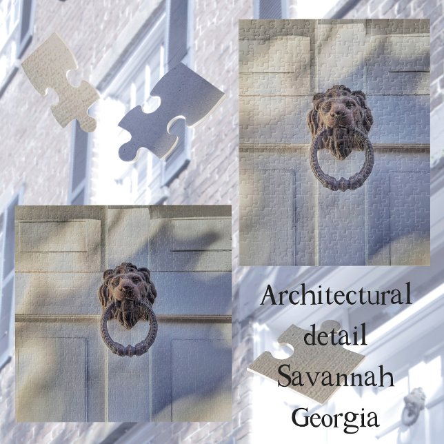 Classic LionHead Türknopf Architektur Puzzle (Von Creator hochgeladen)