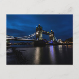 Classic London Tower Bridge Scenic View Postcard Postkarte