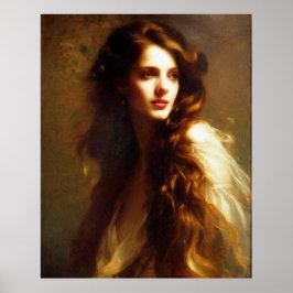 Classic Look Schöne Frau Perfect 2 Poster