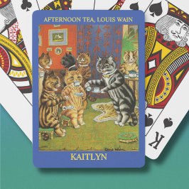 Classic Louis Wain Cats Nachmittagstee Individuali Spielkarten