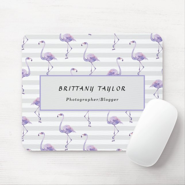 Classic Luxury Rose White Mousepad (Mit Mouse)