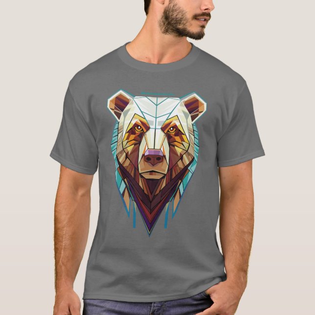 Classic Majestic Bear Outdoor Vibes T-Shirt (Vorderseite)