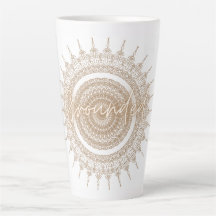 Classic Mandala Latte Tasse