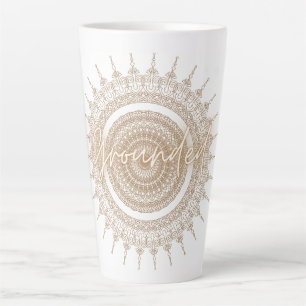 Classic Mandala Latte Tasse