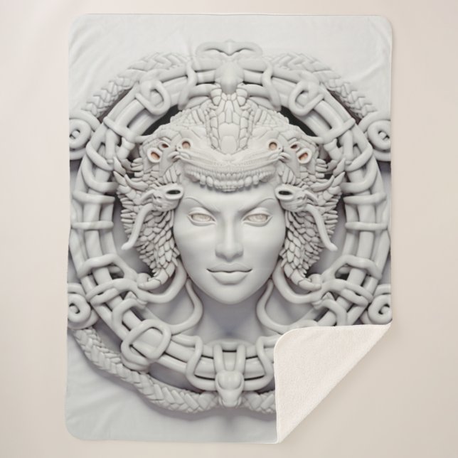 Classic Medusa Blanket Sherpadecke (Vorderseite)