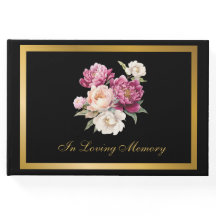 Classic Memorial Funeral Condolence Gästebuch
