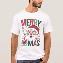 Classic Merry Christmas T-Shirt for Festive Cheer