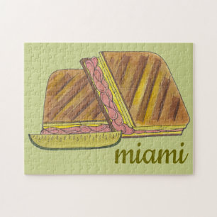 Classic Miami Cuban Sandwich Ham Pork Schweizer Kä Puzzle
