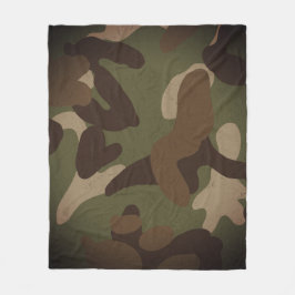Classic Military Camouflage Pattern Fleecedecke