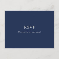 Classic Minimal Navy Blue Silver Song Request UAWG