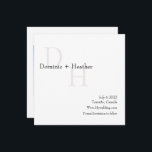 CLASSIC Minimalistische Eleganz mit Foto Save The Date<br><div class="desc">Made for you!</div>