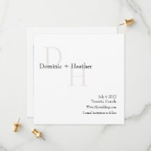 CLASSIC Minimalistische Eleganz mit Foto