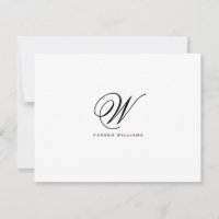 Classic Mit Monogramm formale Wohnung Dankeschön K