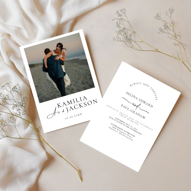 Classic Modern Invitation - Elegant And Minimalist Einladung (Classic Modern Invitaion )