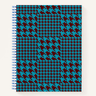 Classic Modern Tatan Kariert Blue & Brown Notizbuch