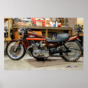 Classic Modified Z1 Dragbike Poster up to 60"x40"