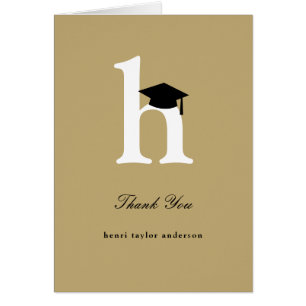 Classic Monogram H Graduation Cap Foto Vielen Dank