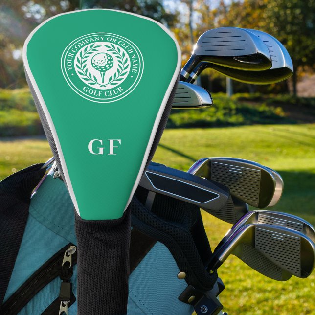 Classic Monogram Individuelle Name Green Golf Headcover (Von Creator hochgeladen)