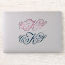 Classic Monogram Stickers | Erstkennzeichnungen