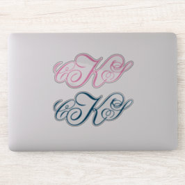 Classic Monogram Stickers | Erstkennzeichnungen Aufkleber