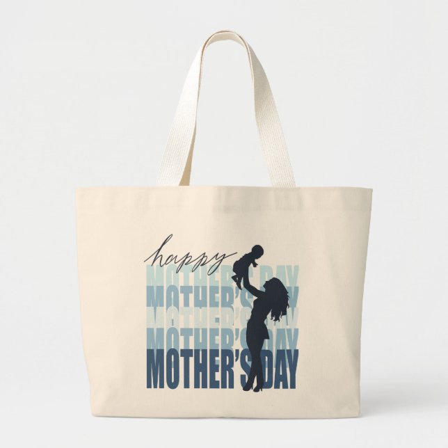 Classic Mother Day TOTE BAG Jumbo Stoffbeutel (Vorne)