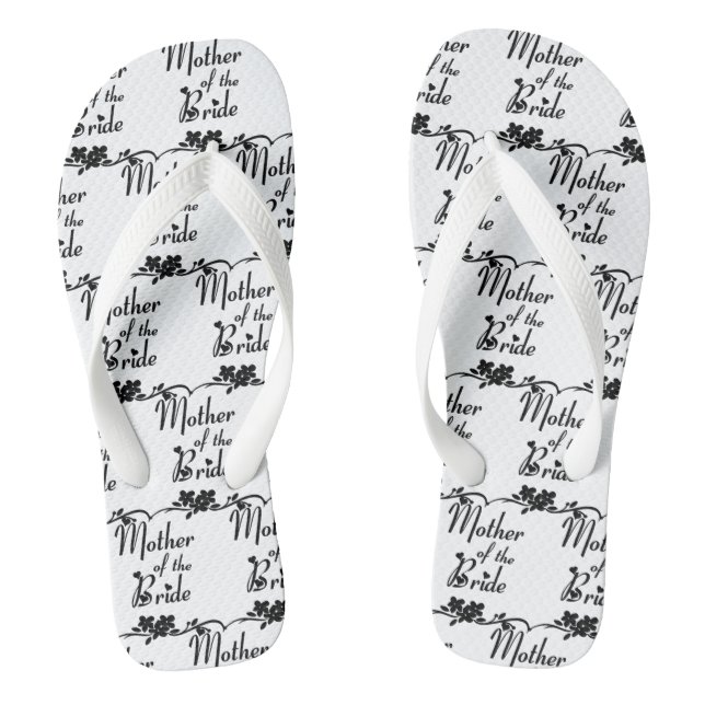 Classic Mother the Bride Wedding Flip Flops (Fußbett)