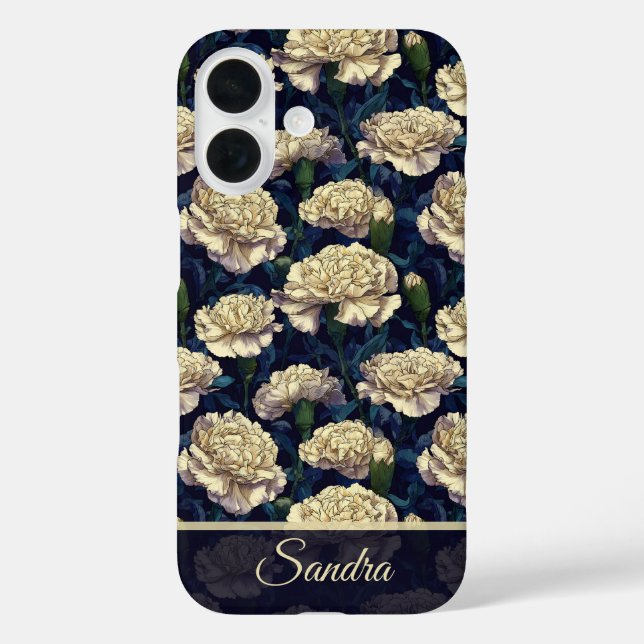 Classic Mothers Day Gift Carnation Custom Case-Mate iPhone Hülle (Rückseite)