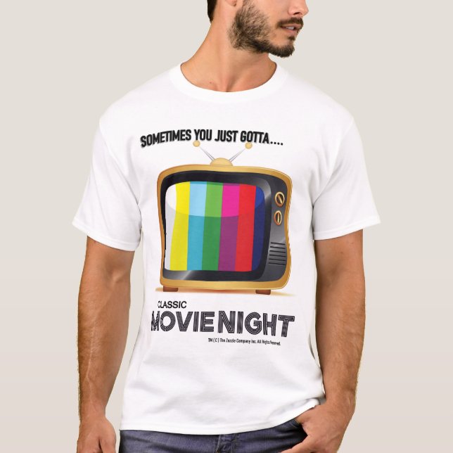 Classic =MOVIENIGHT= Grafischer T - Shirt (Vorderseite)