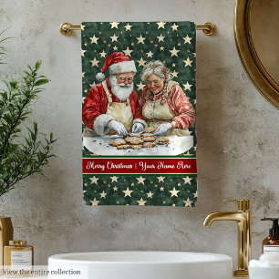 Classic Mr. und Mrs. Claus Kochen Badetücher Badhandtuch Set
