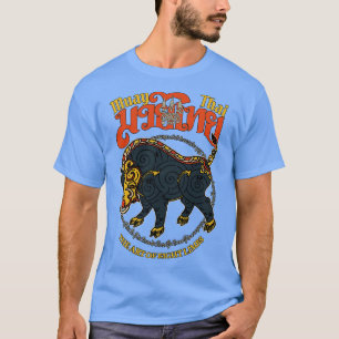 Classic Muay Thai Sak Yant Boar Tattoo T-Shirt