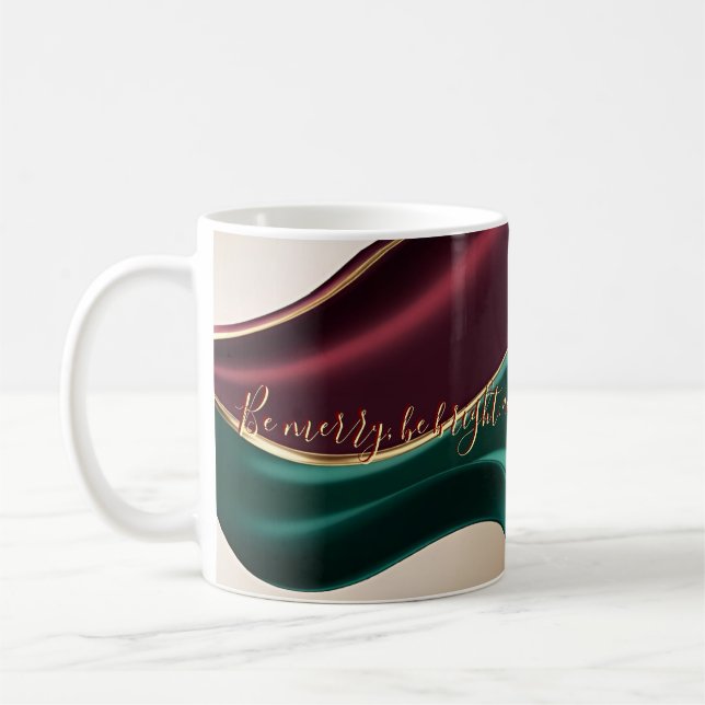 Classic mug in stylish abstract graphic kaffeetasse (Links)