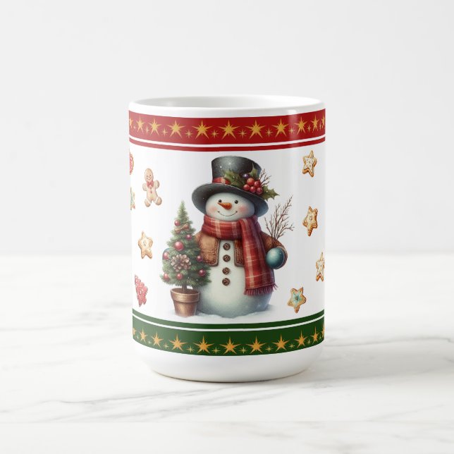 Classic Mug with Snowman and Christmas Cookies Kaffeetasse (Mittel)