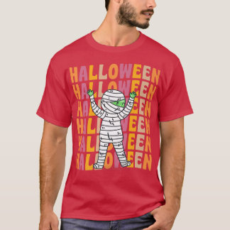 Classic Mummy 70er 80er Retro Vintag Style Hallowe T-Shirt