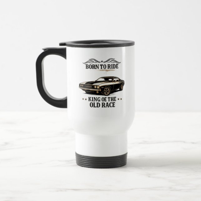 Classic Muscle Car Travel Mug Reisebecher (Links)