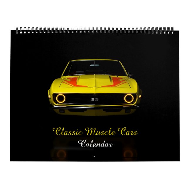 Classic Muscle Cars Kalender (Titelbild)