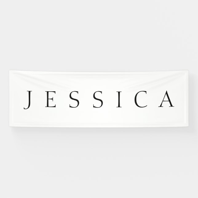 Classic Name (or word) Banner (Horizontal)