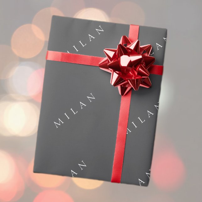 Classic Name (or word) Geschenkpapier (Von Creator hochgeladen)