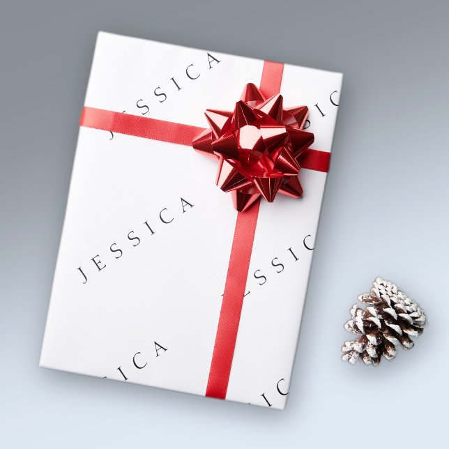 Classic Name (or word) Geschenkpapier (Von Creator hochgeladen)