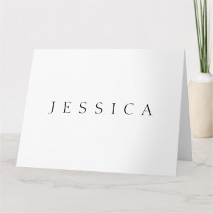 Classic Name (or word) Karte